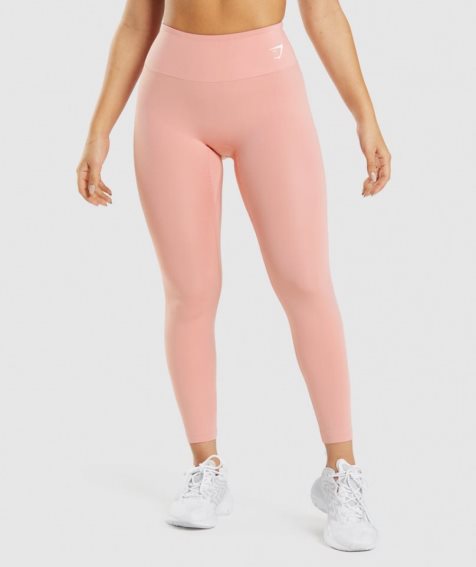 Gymshark Tränings Leggings Dam Rosa | SE-60513Q