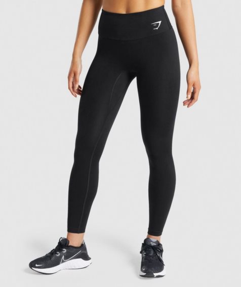 Gymshark Tränings Leggings Dam Svarta | SE-56729U