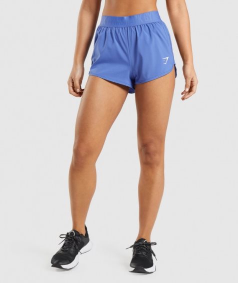 Gymshark Tränings Loose Fit Shorts Dam Blå | SE-24085N