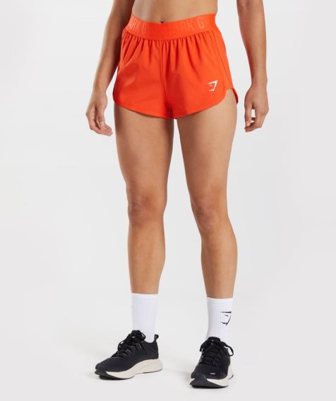 Gymshark Tränings Loose Fit Shorts Dam Orange | SE-86239E