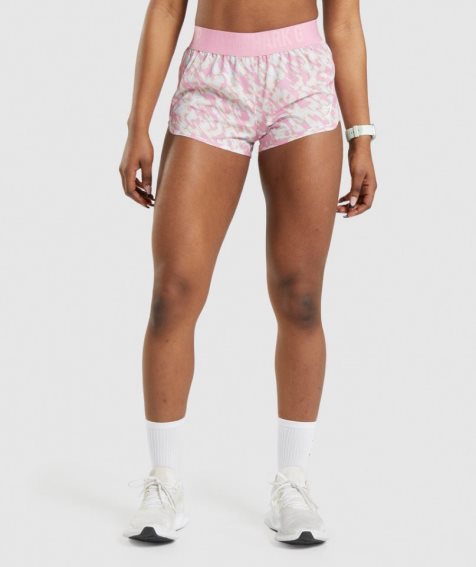 Gymshark Tränings Loose Fit Shorts Dam Rosa | SE-60195M