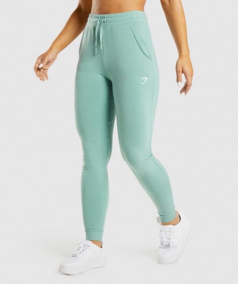 Gymshark Tränings Pippa Mjukisbyxor Dam Gröna | SE-35876N