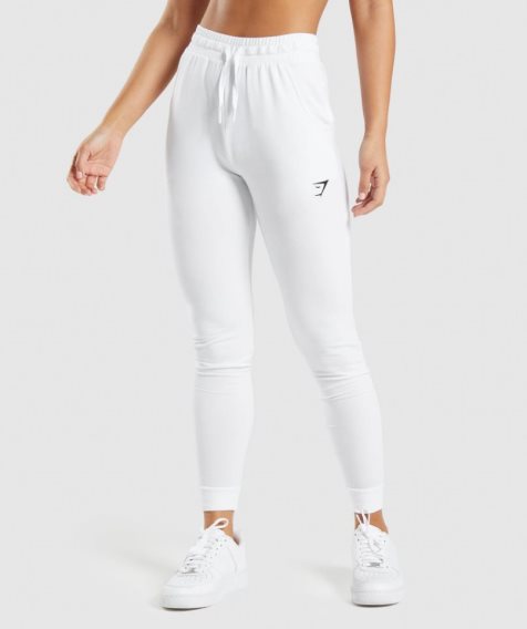 Gymshark Tränings Pippa Mjukisbyxor Dam Vita | SE-96217U