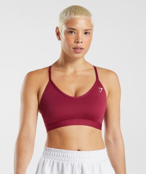 Gymshark V Neck Sport Bh Dam Fuchsia | SE-54209I