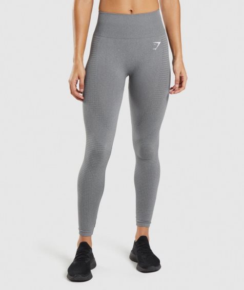 Gymshark Vital Seamless 2.0 Leggings Dam Grå | SE-58412P