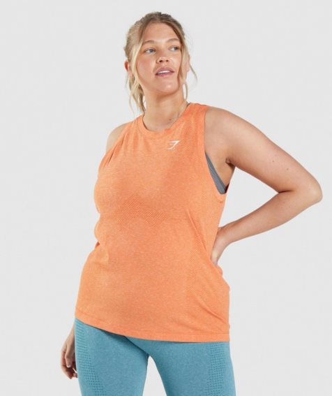 Gymshark Vital Seamless 2.0 Light Linnen Dam Orange | SE-23574B