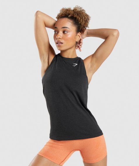 Gymshark Vital Seamless 2.0 Light Linnen Dam Svarta | SE-46852O