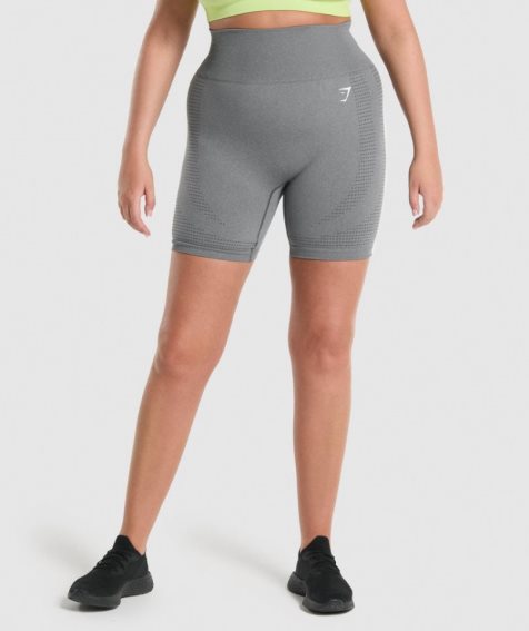 Gymshark Vital Seamless 2.0 Shorts Dam Grå | SE-30618C