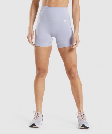 Gymshark Vital Seamless 2.0 Shorts Dam Ljusblå | SE-05637B