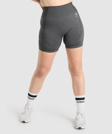 Gymshark Vital Seamless 2.0 Shorts Dam Mörkgrå | SE-85139Q