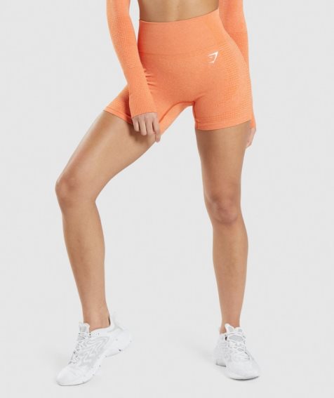 Gymshark Vital Seamless 2.0 Shorts Dam Orange | SE-94518T