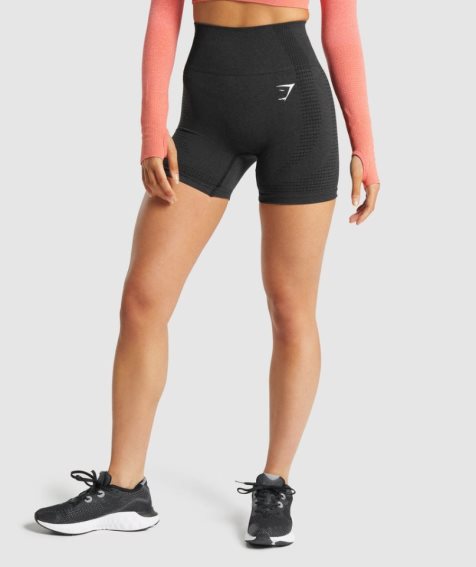 Gymshark Vital Seamless 2.0 Shorts Dam Svarta | SE-38592Z