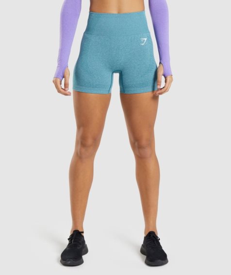 Gymshark Vital Seamless 2.0 Shorts Dam Turkos | SE-18946Y