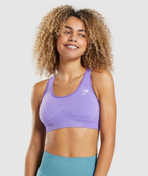 Gymshark Vital Seamless 2.0 Sport Bh Dam Ljuslila | SE-30247A