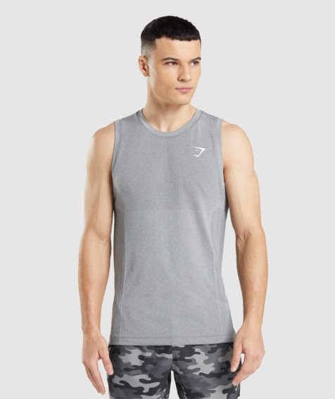 Gymshark Vital Seamless Light Linnen Herr Grå | SE-43702W