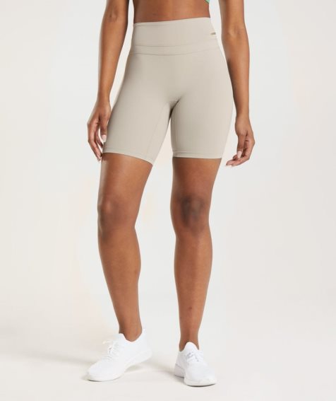 Gymshark Whitney Cycling Shorts Dam Beige | SE-73201Q