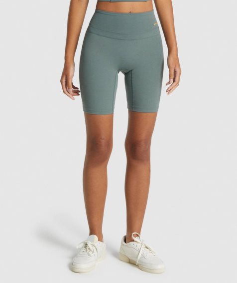 Gymshark Whitney Cycling Shorts Dam Gröna | SE-62145D