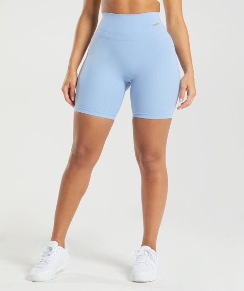 Gymshark Whitney Cycling Shorts Dam Ljusblå | SE-53976J