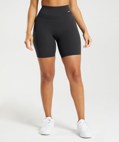 Gymshark Whitney Cycling Shorts Dam Svarta | SE-72651O