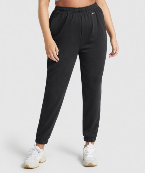 Gymshark Whitney Loose Mjukisbyxor Dam Svarta | SE-28973K