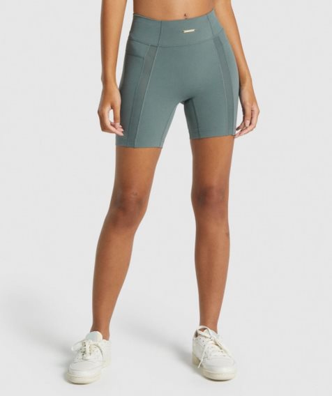 Gymshark Whitney Mesh Shorts Dam Gröna | SE-02164E