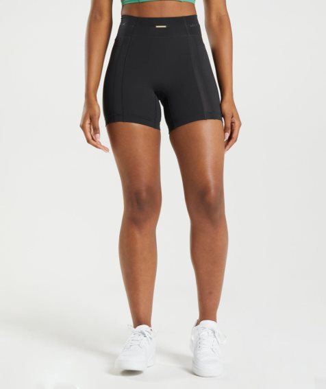 Gymshark Whitney Mesh Shorts Dam Svarta | SE-41068G