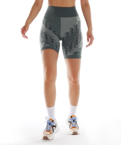 Gymshark Wtflex Cyborg Seamless Cycling Shorts Dam Grå | SE-78290H