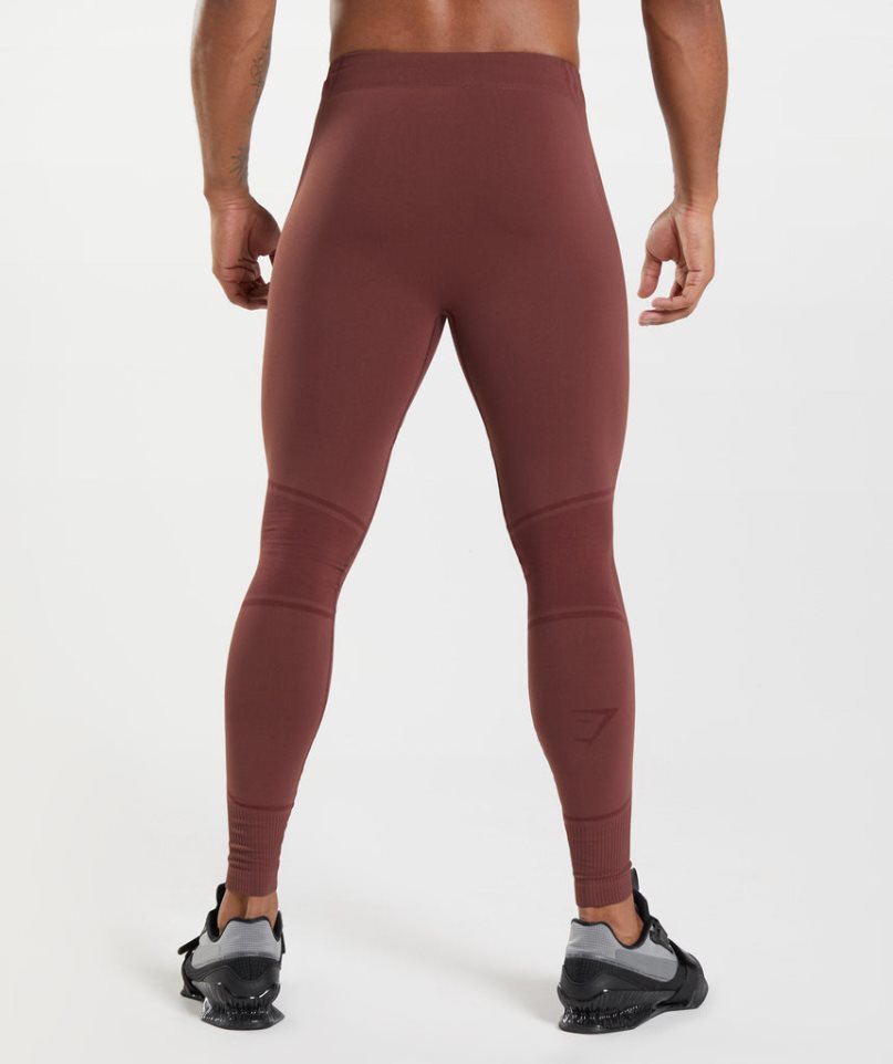 Gymshark 315 Seamless Leggings Herr Vinröda | SE-61758D