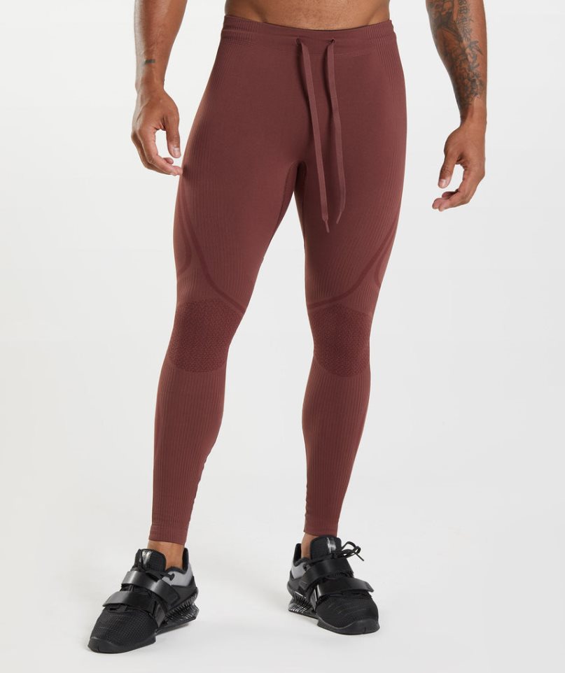 Gymshark 315 Seamless Leggings Herr Vinröda | SE-61758D