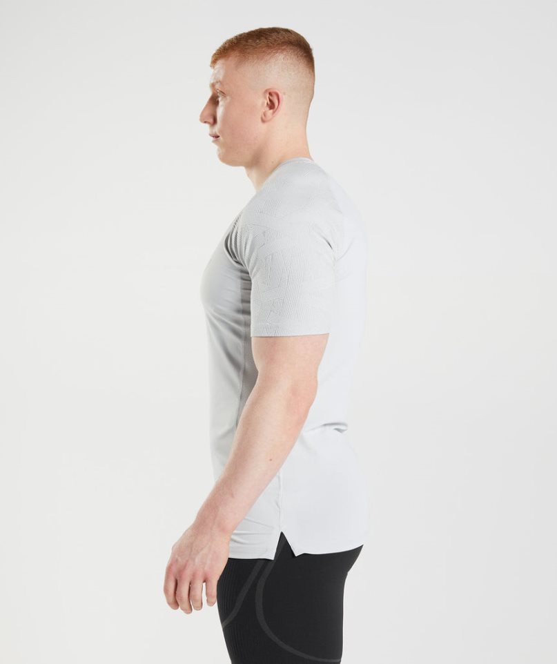 Gymshark 315 T-shirt Herr Ljusgrå | SE-27354L