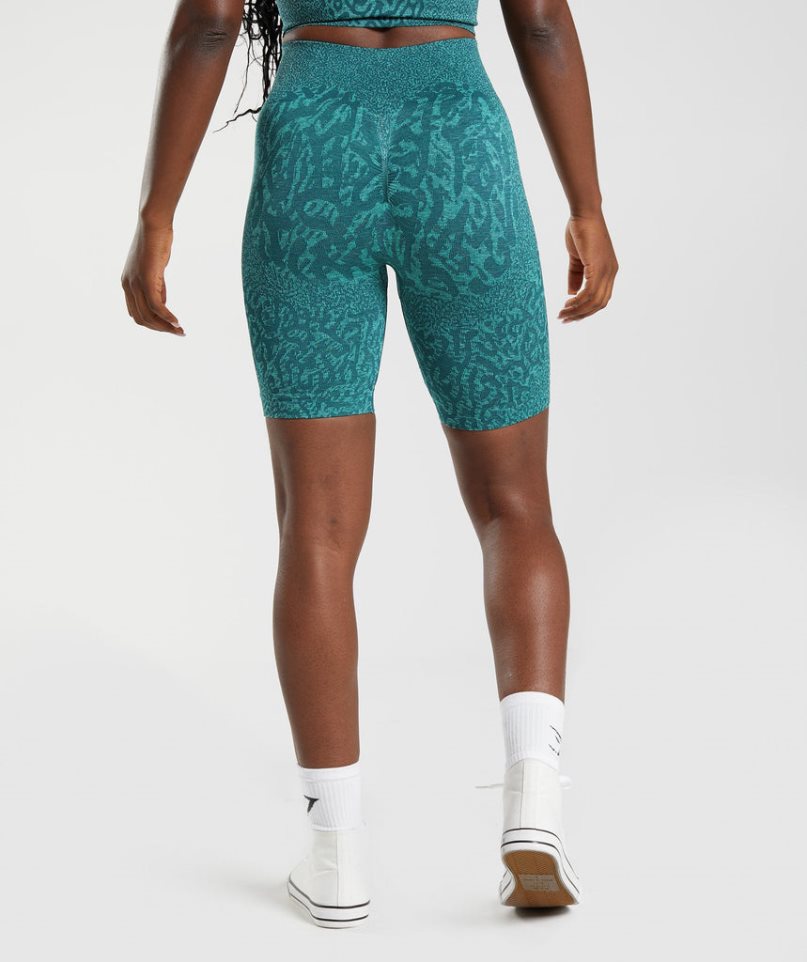 Gymshark Adapt Animal Seamless Cycling Shorts Dam Turkos | SE-01789W