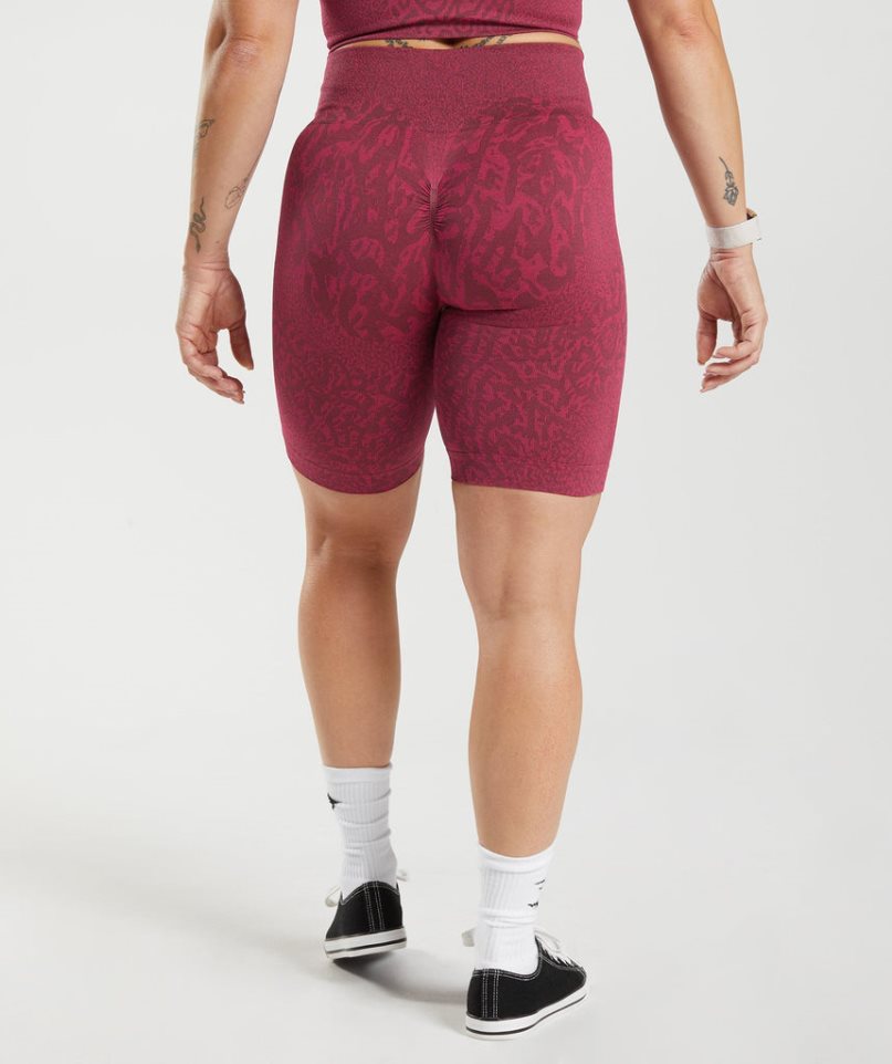 Gymshark Adapt Animal Seamless Cycling Shorts Dam Fuchsia | SE-24065S