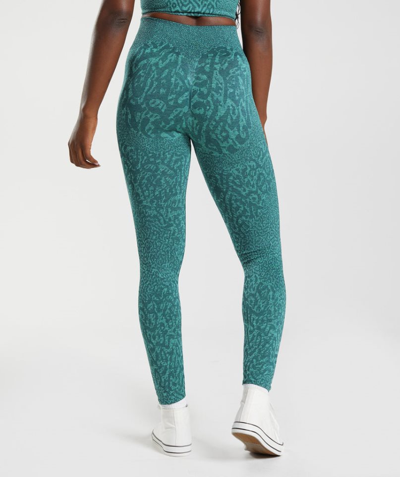 Gymshark Adapt Animal Seamless Leggings Dam Turkos | SE-07634J