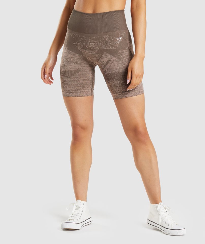 Gymshark Adapt Ombre Seamless Shorts Dam Bruna | SE-32795G