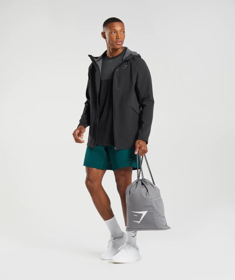 Gymshark Apex Jacka Herr Svarta | SE-70519M