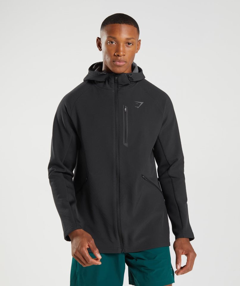 Gymshark Apex Jacka Herr Svarta | SE-70519M