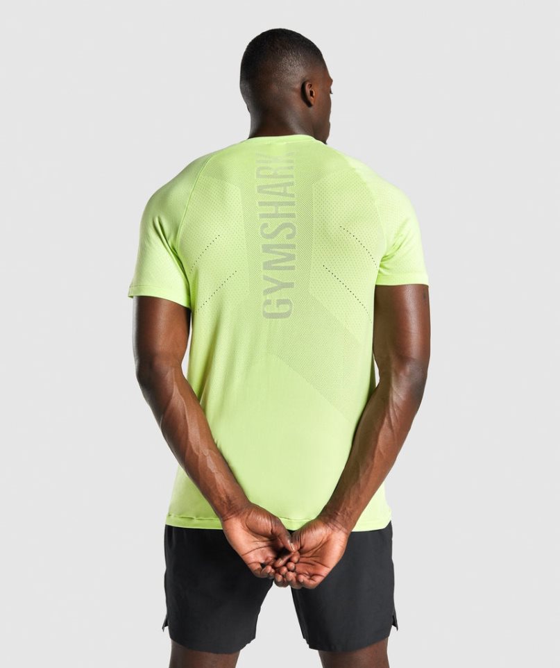 Gymshark Apex Perform T-shirt Herr Ljusgröna | SE-93816T