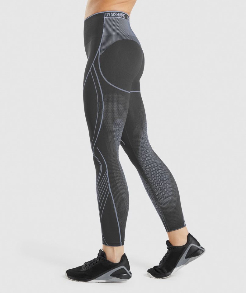 Gymshark Apex Seamless High Rise Leggings Dam Svarta | SE-34271M