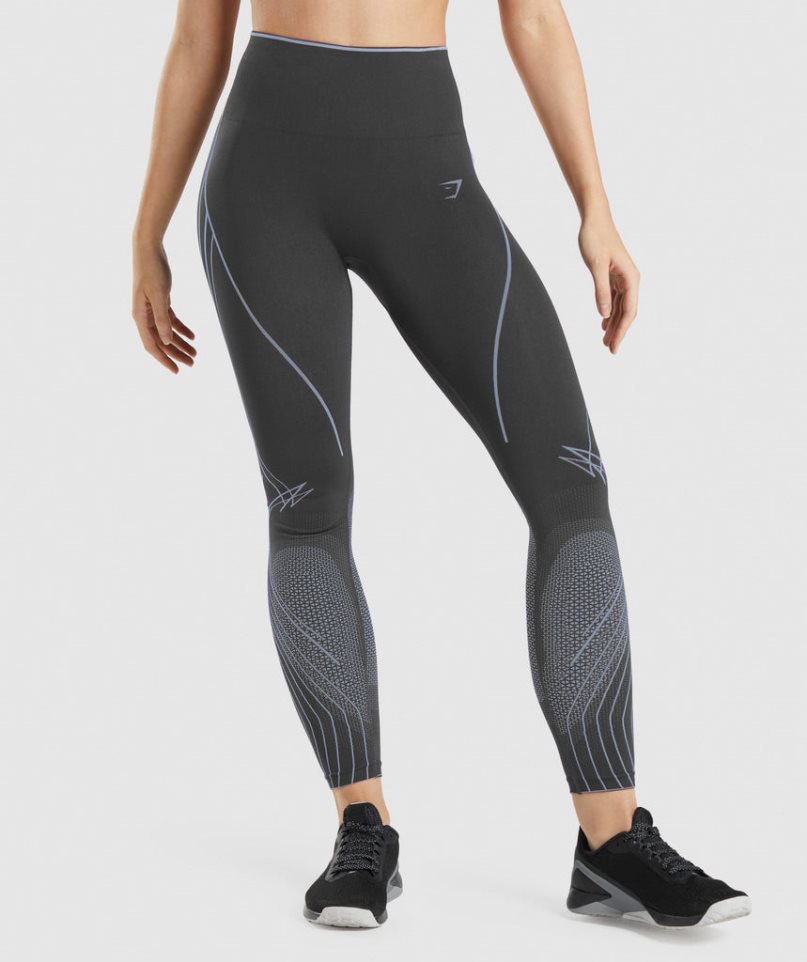 Gymshark Apex Seamless High Rise Leggings Dam Svarta | SE-34271M