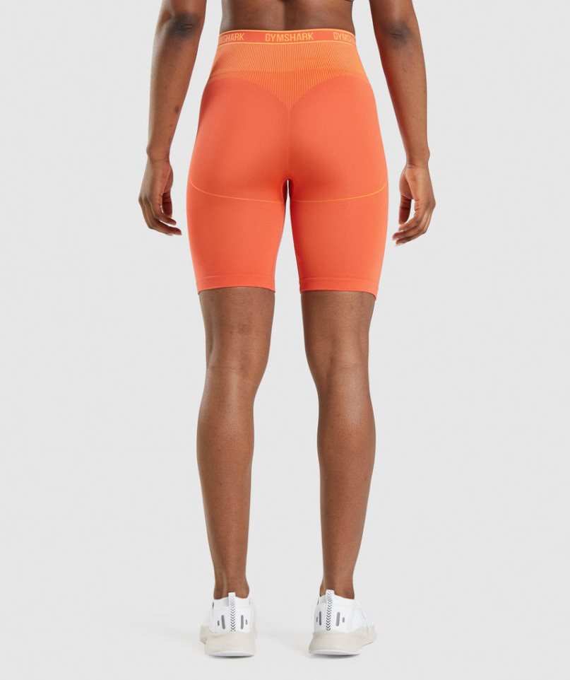 Gymshark Apex Seamless High Rise Shorts Dam Orange | SE-16849Z