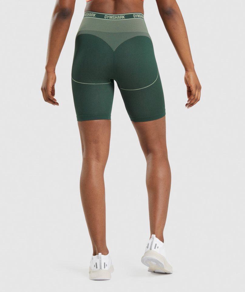 Gymshark Apex Seamless High Rise Shorts Dam Gröna | SE-49120M