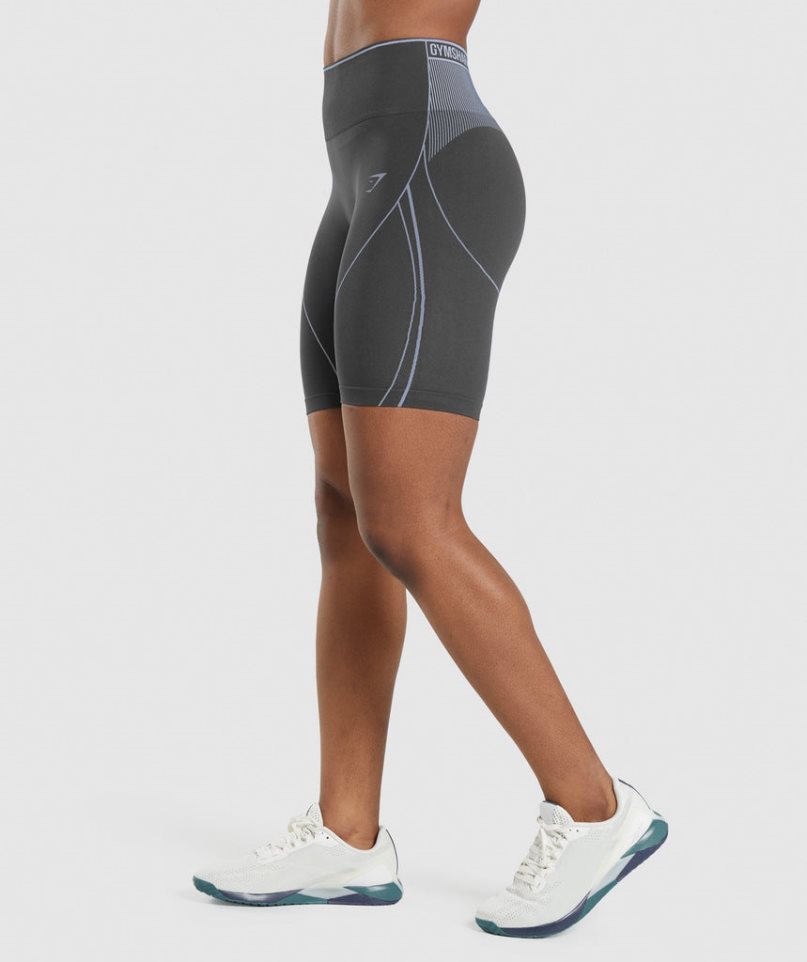 Gymshark Apex Seamless High Rise Shorts Dam Svarta | SE-57102H