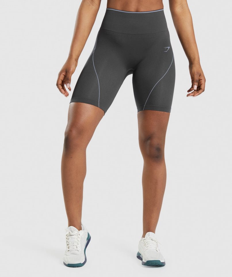 Gymshark Apex Seamless High Rise Shorts Dam Svarta | SE-57102H