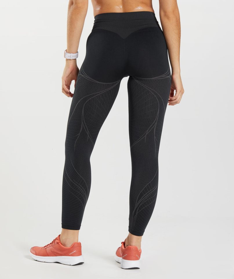 Gymshark Apex Seamless Leggings Dam Svarta | SE-15946T