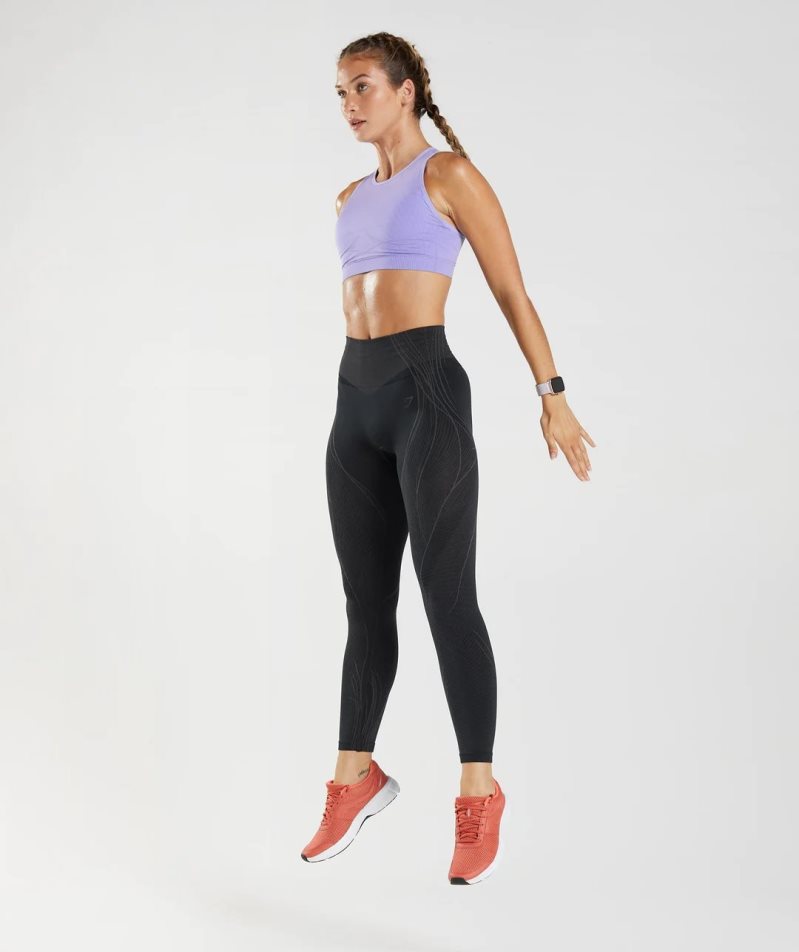 Gymshark Apex Seamless Leggings Dam Svarta | SE-15946T