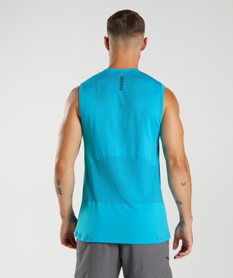 Gymshark Apex Seamless Linnen Herr Blå | SE-43928B