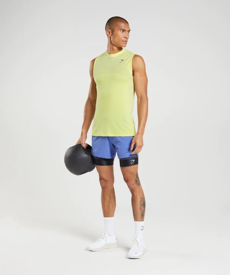 Gymshark Apex Seamless Linnen Herr Gula | SE-35061C