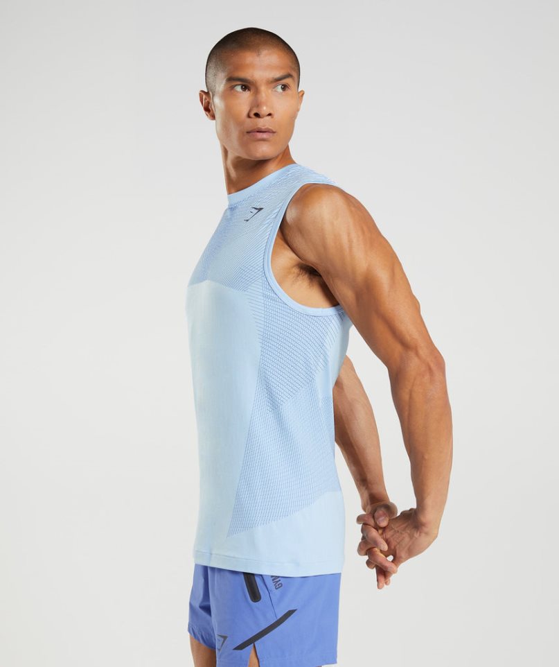 Gymshark Apex Seamless Linnen Herr Ljusblå | SE-97316C