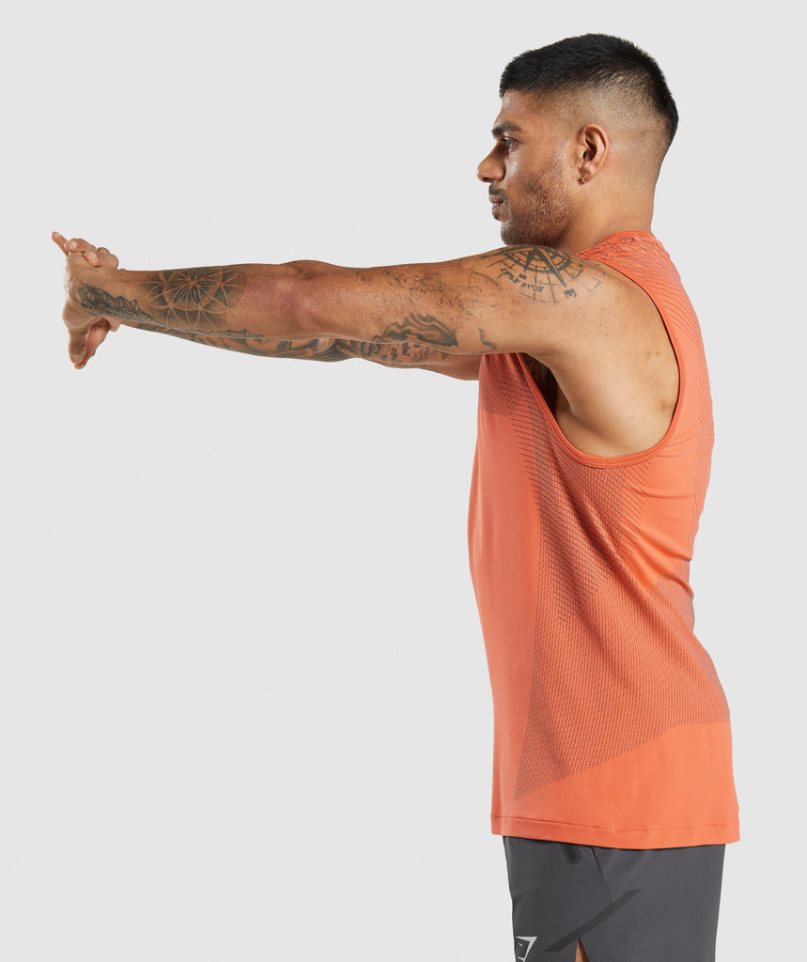 Gymshark Apex Seamless Linnen Herr Orange | SE-20935M