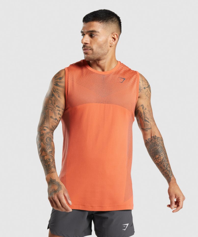 Gymshark Apex Seamless Linnen Herr Orange | SE-20935M